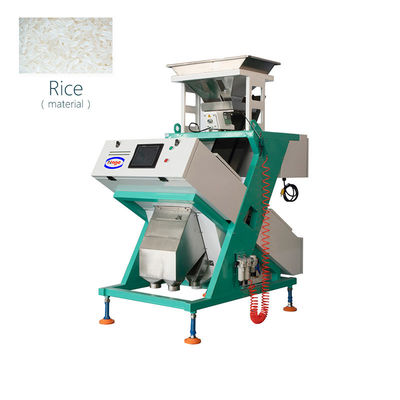 Máquina do classificador da cor do arroz do canal do CCD 64 do CE com sistema de língua múltiplo